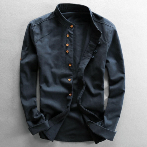 Kyoto Minimalist Collar Shirt