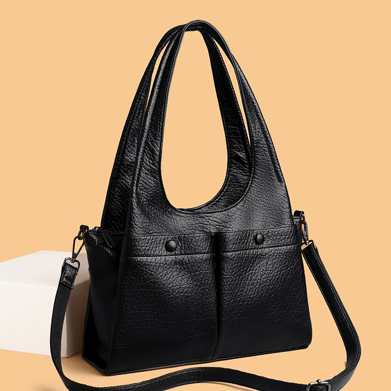Vintage Soft Leather Shoulder Bag 6 Vintage Soft Leather Shoulder Bag - Image 6