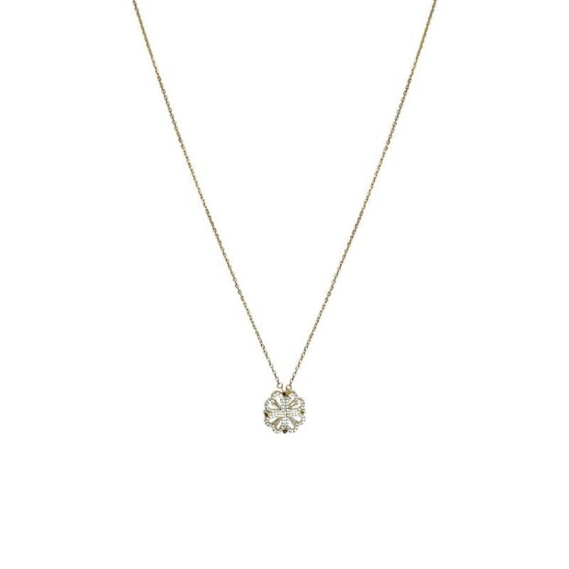 Magnetic Folding Heart Shaped Four Leaf Clover Pendant 7 Magnetic Folding Heart Shaped Four Leaf Clover Pendant - Image 7