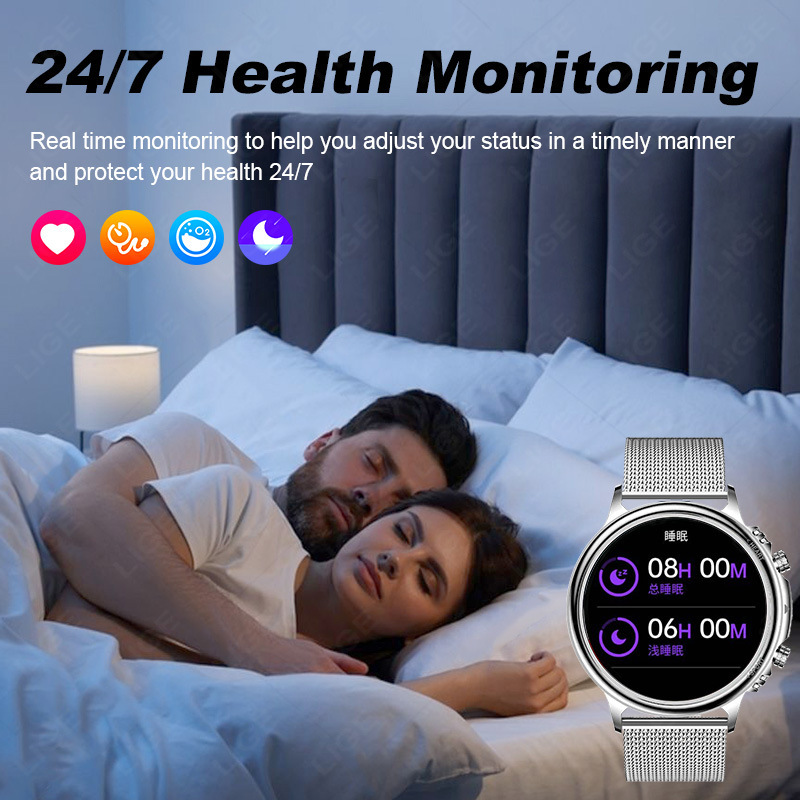 Multifunctional Round Smartwatch For Men 3 Multifunctional Round Smartwatch For Men - Image 3