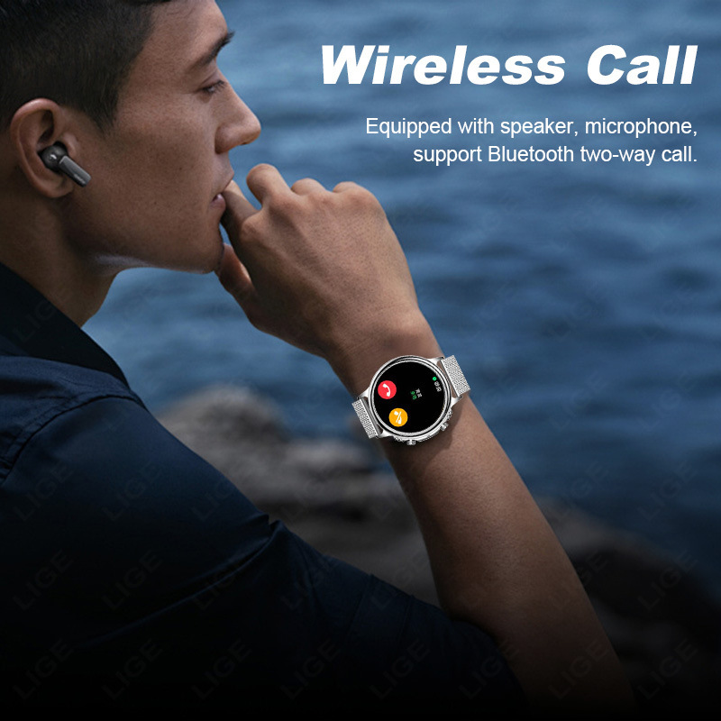 Multifunctional Round Smartwatch For Men 4 Multifunctional Round Smartwatch For Men - Image 4